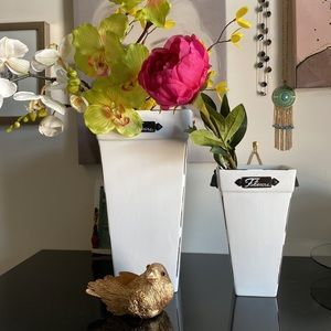 Contemporary flower vases